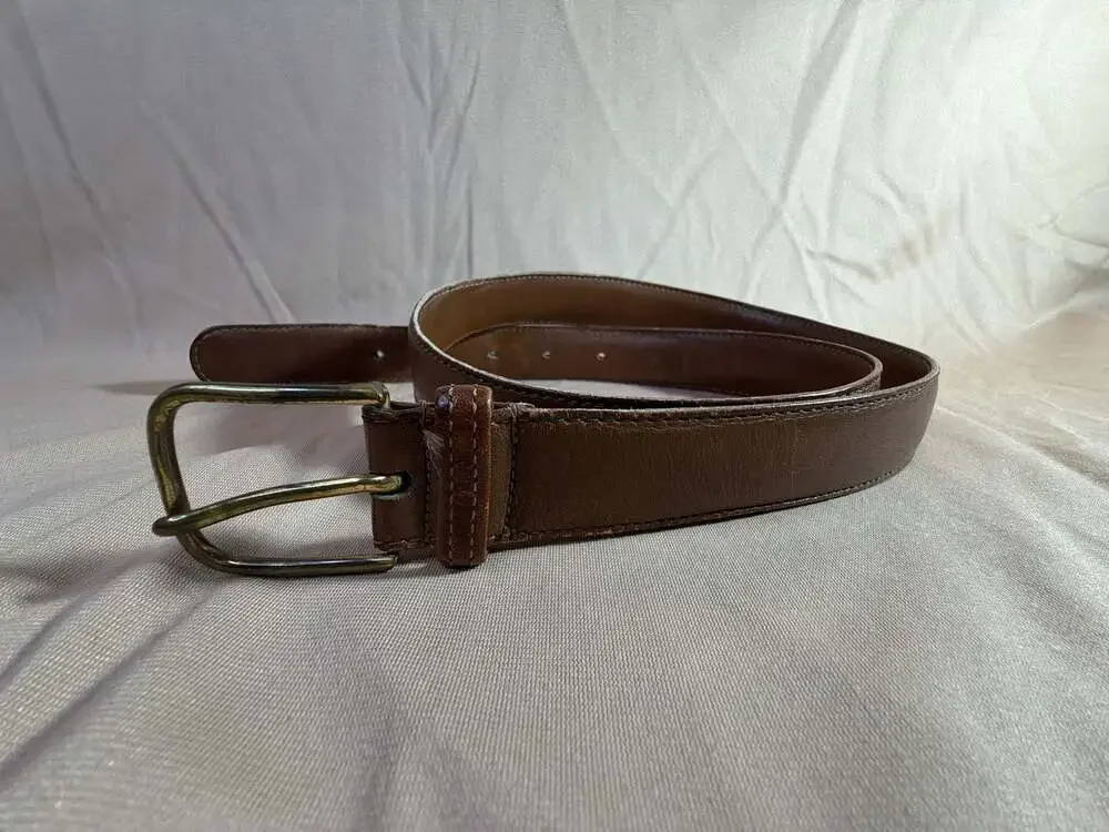 Dooney & Bourke Brown Leather Belt - Size 32/80